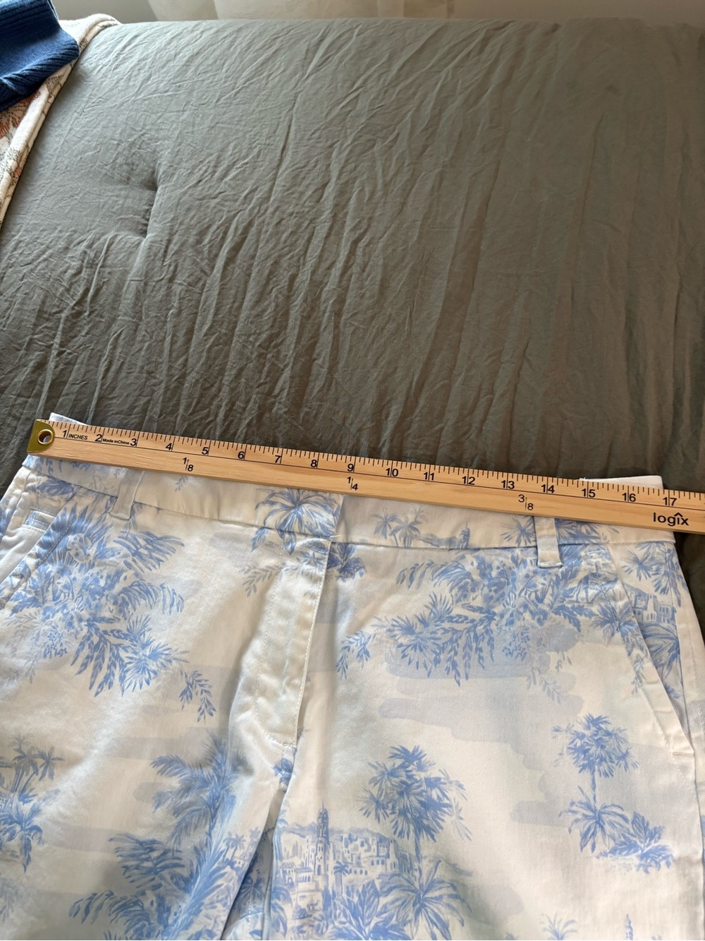 Crown & Ivy Caroline Toile  Cotton Shorts. Size 10. - Picture 7 of 12
